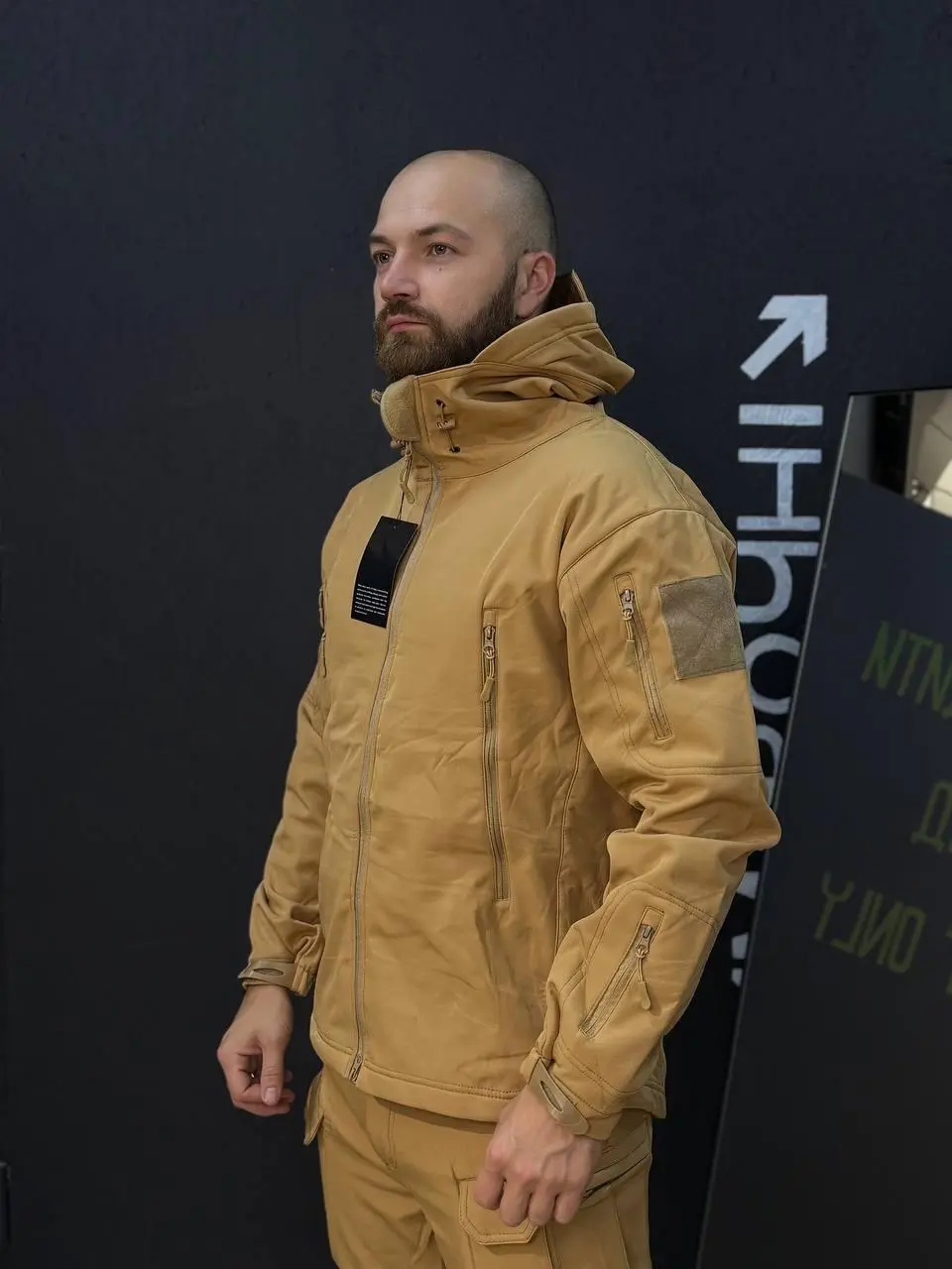Костюм Утеплений Soft Shell Койот на флісі Qutdoor Equipment