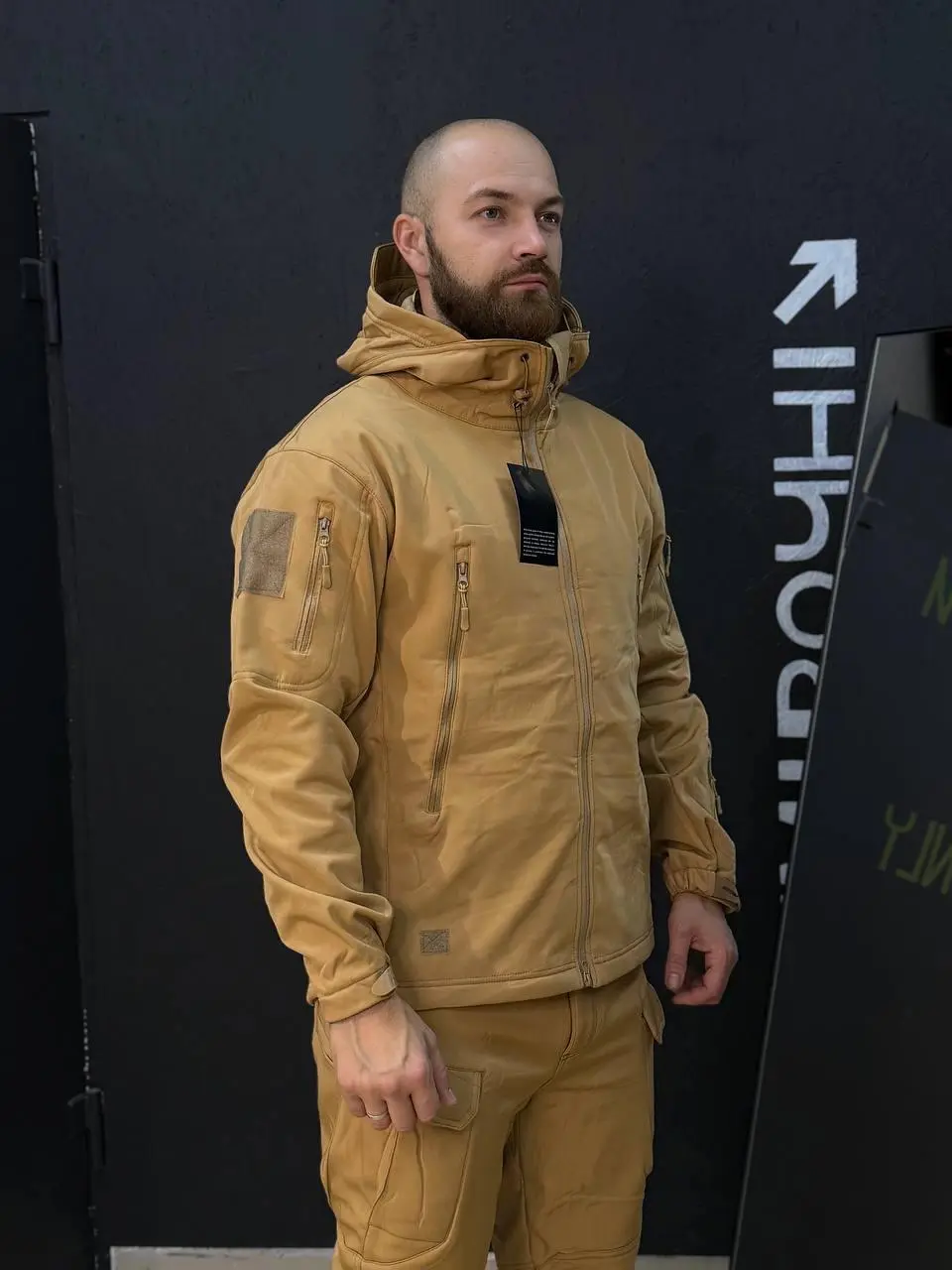 Костюм Утеплений Soft Shell Койот на флісі Qutdoor Equipment