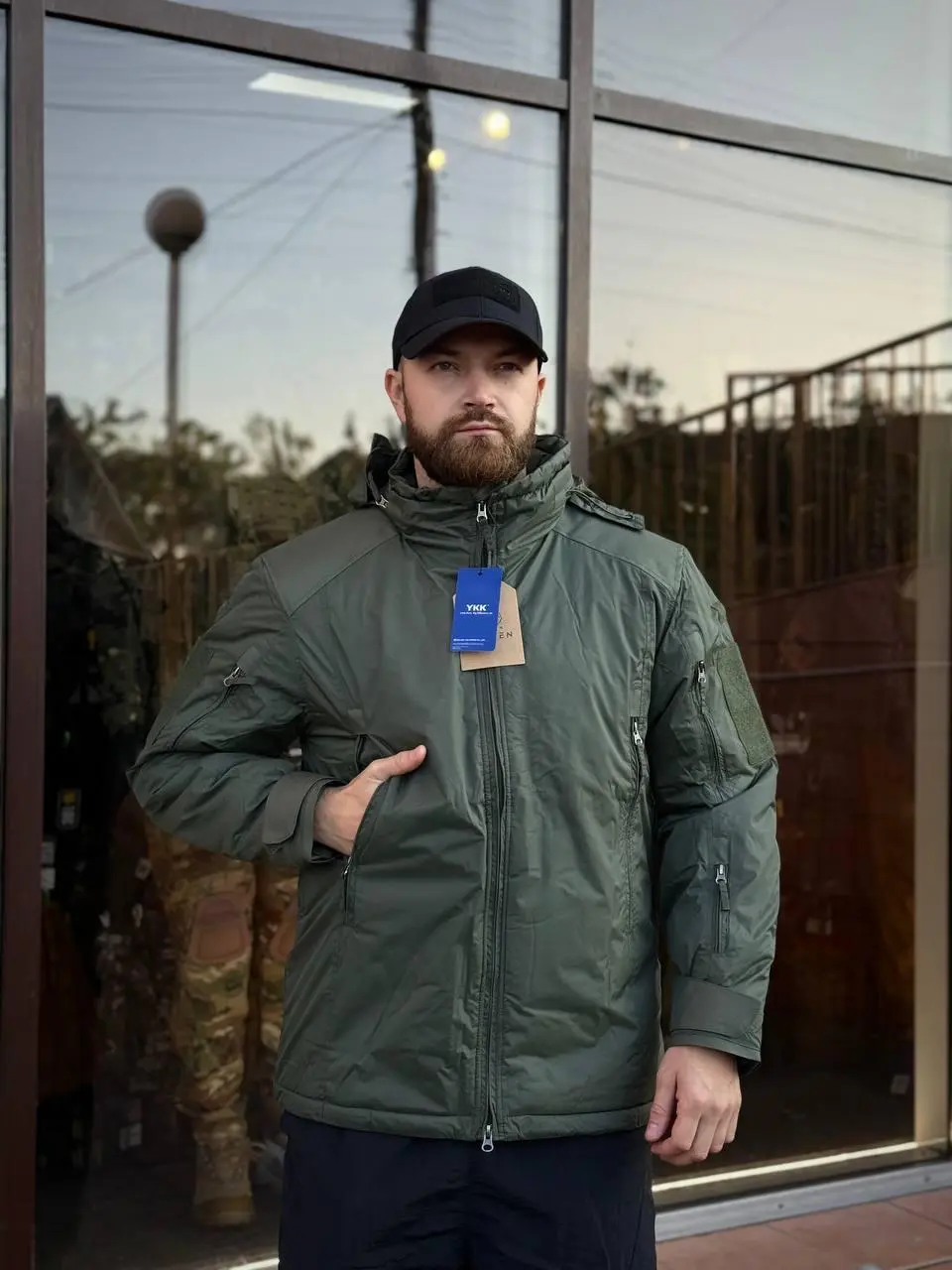 Куртка Тактична Утеплена K4 olive G-Loft олива