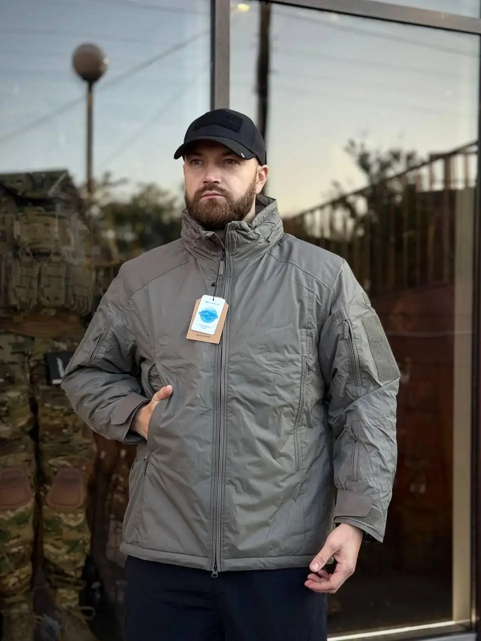 Куртка Тактична Утеплена K4 Gray G-Loft Сіра