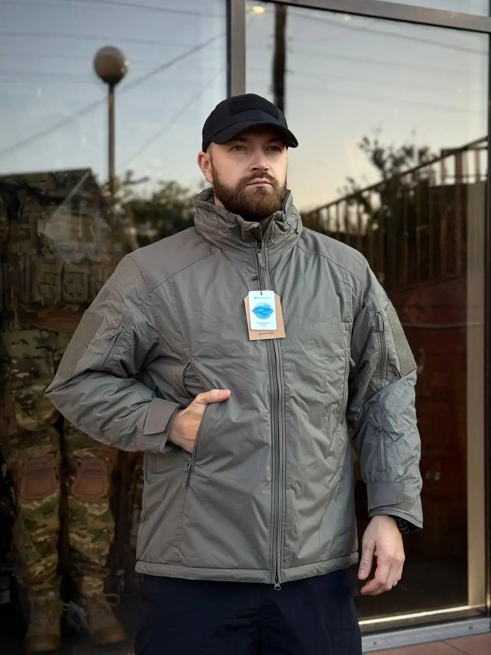Куртка Тактична Утеплена K4 Gray G-Loft Сіра