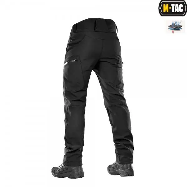 M-Tac Soft Shell Winter Black Pants