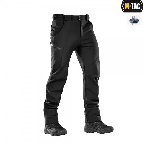M-Tac Soft Shell Winter Black Pants