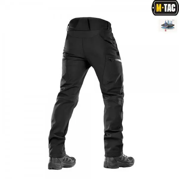M-Tac Soft Shell Winter Black Pants
