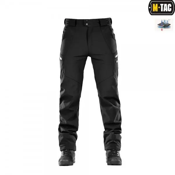 M-Tac Soft Shell Winter Black Pants