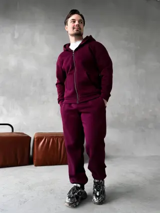 Костюм зипка бордо