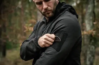 Флісова кофта Helikon Patriot Pro Black
