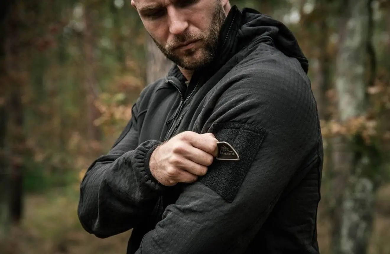 Флісова кофта Helikon Patriot Pro Black