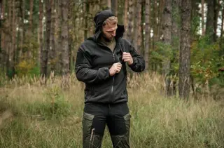 Флісова кофта Helikon Patriot Pro Black