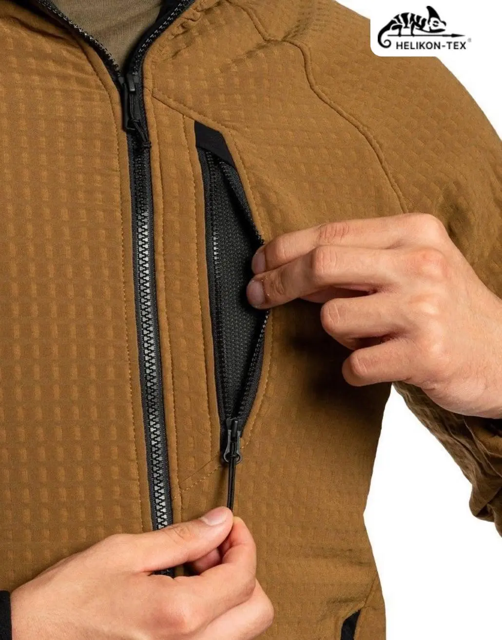 Флісова кофта Helikon Patriot Pro Coyote