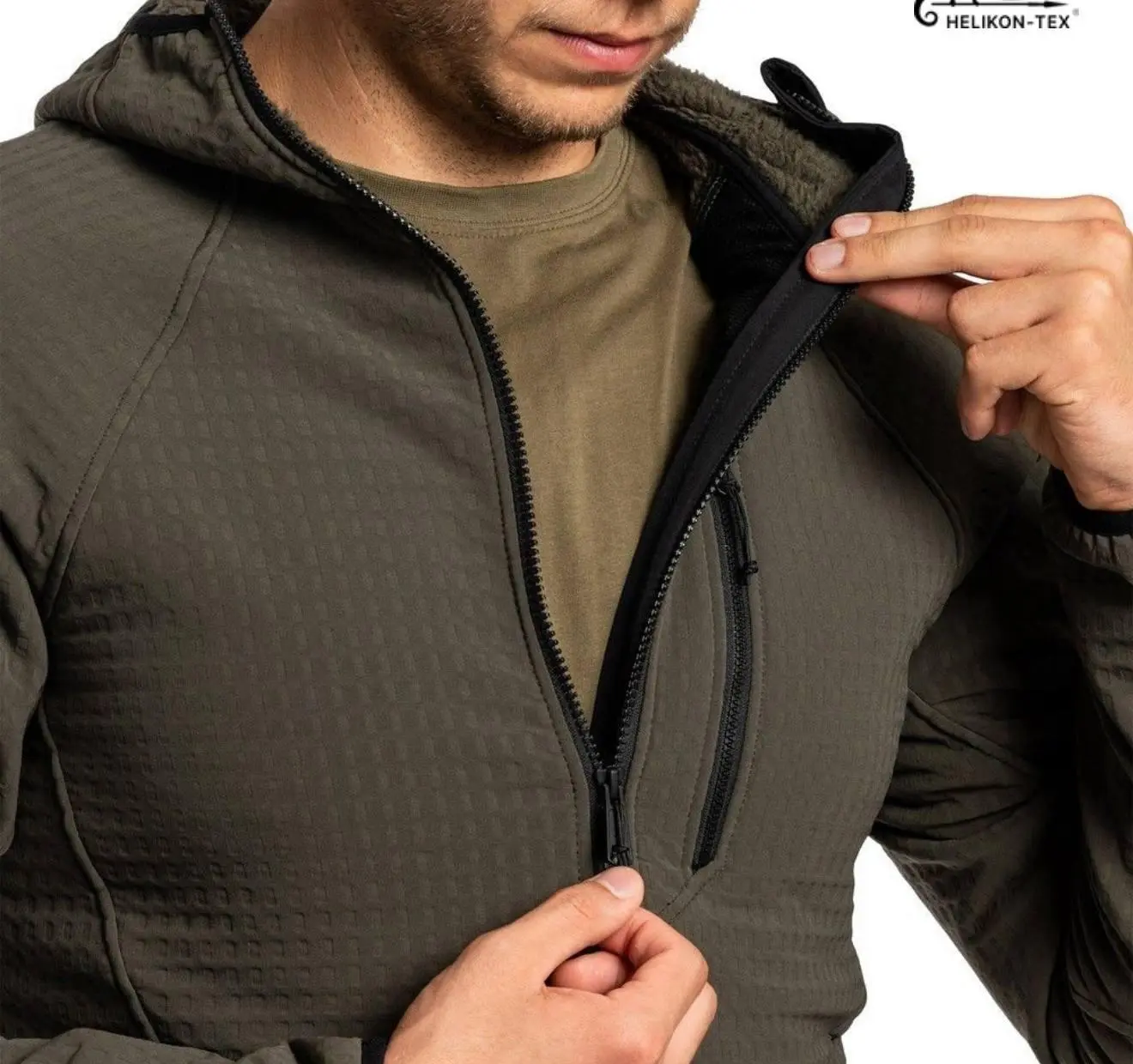 Флісова кофта Helikon Patriot Pro Olive
