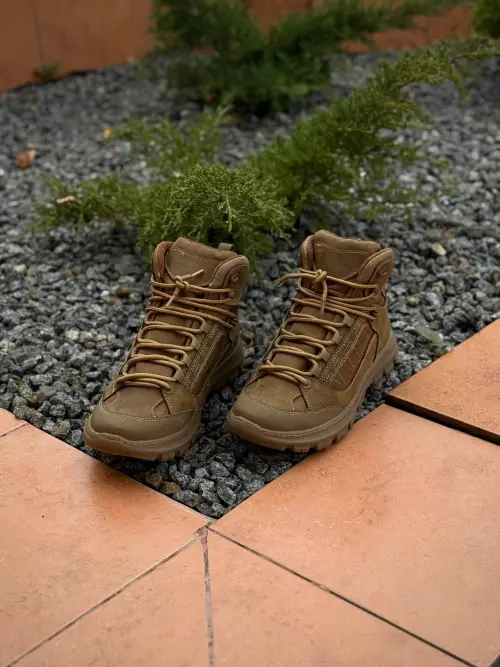 Winter Tactical Boots on Fur AIR Coyote