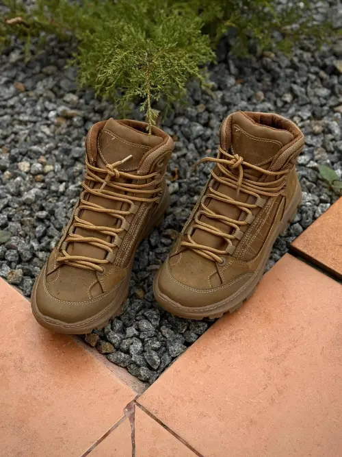Winter Tactical Boots on Fur AIR Coyote