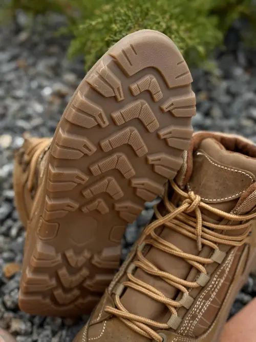 Winter Tactical Boots on Fur AIR Coyote