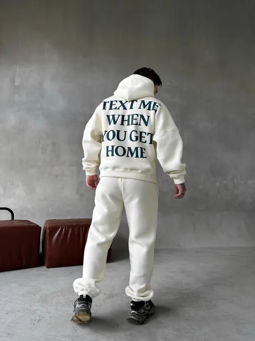 Milk Hoodie Pants Text Me
