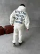 Milk Hoodie Pants Text Me - Photo 1