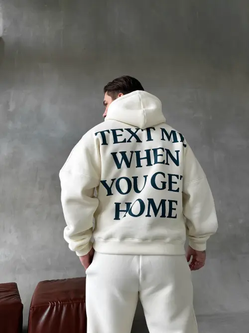 Milk Hoodie Pants Text Me