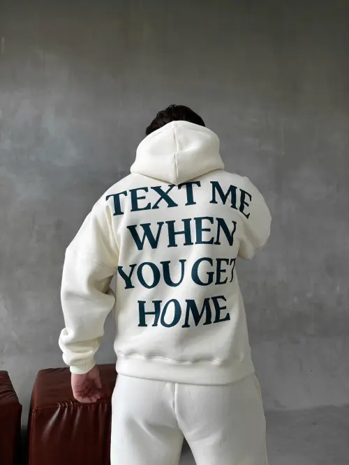 Milk Hoodie Pants Text Me
