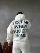 Milk Hoodie Pants Text Me - Photo 6