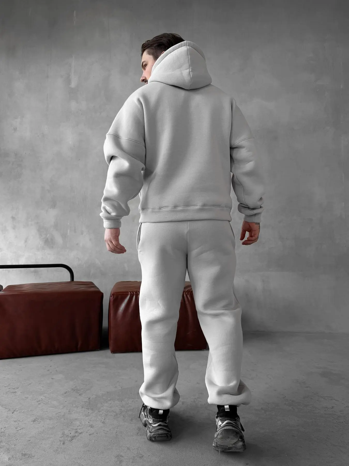 Grey Hoodie Suit
