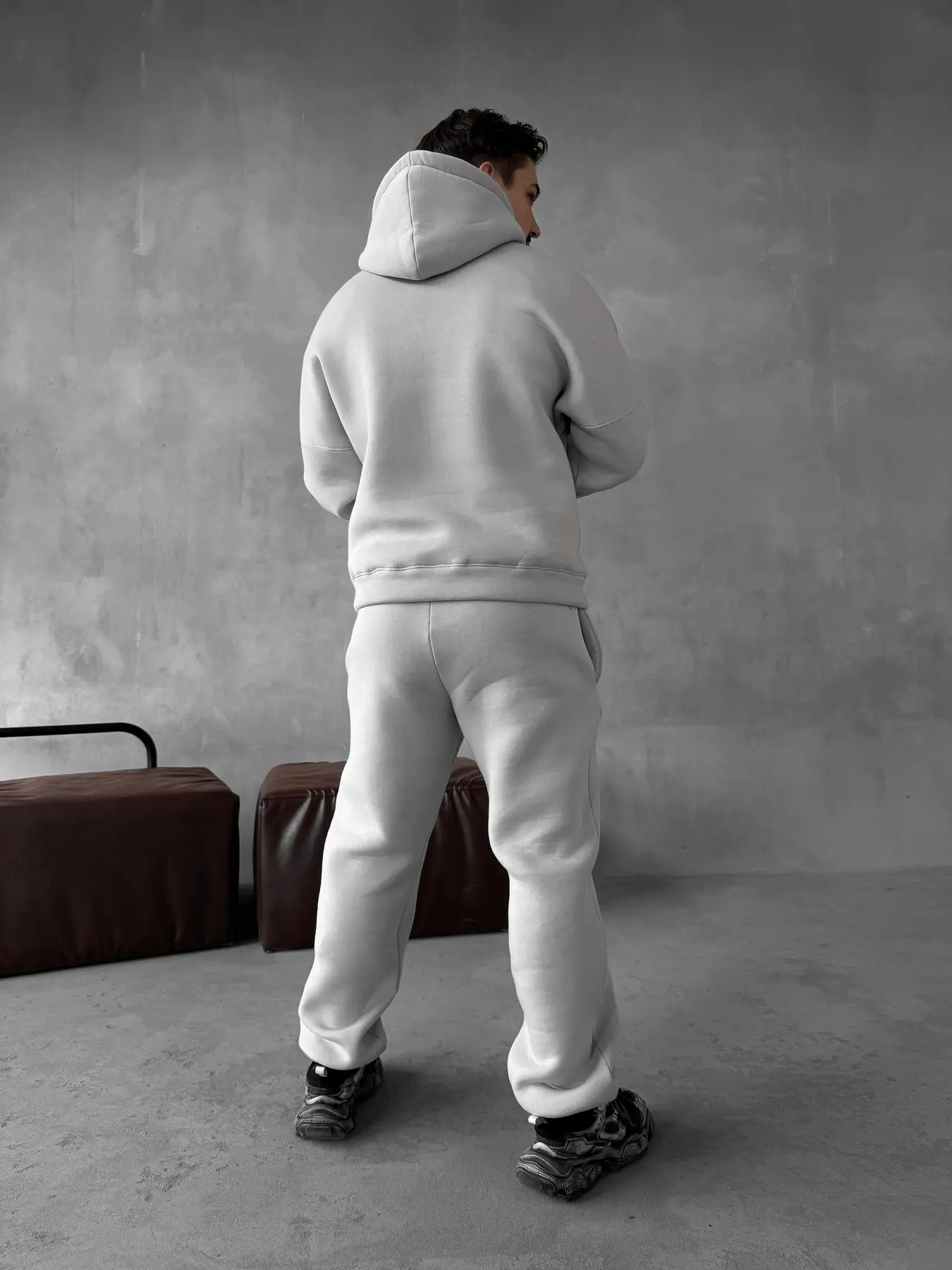 Grey Hoodie Suit