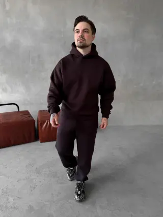 Костюм худі шоколад
