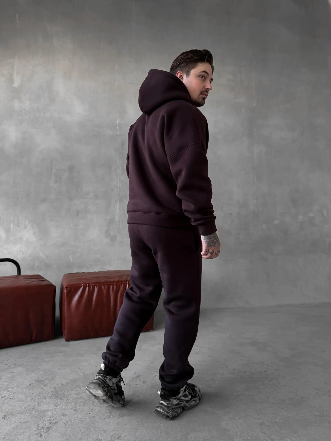 Chocolate Hoodie Suit