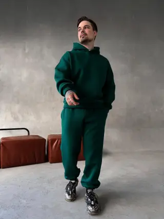 Костюм худі зелений