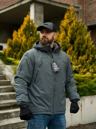 Tactical Military Insulated G-Loft Jacket Call Dragon 2.0 Tactics Armor Grey