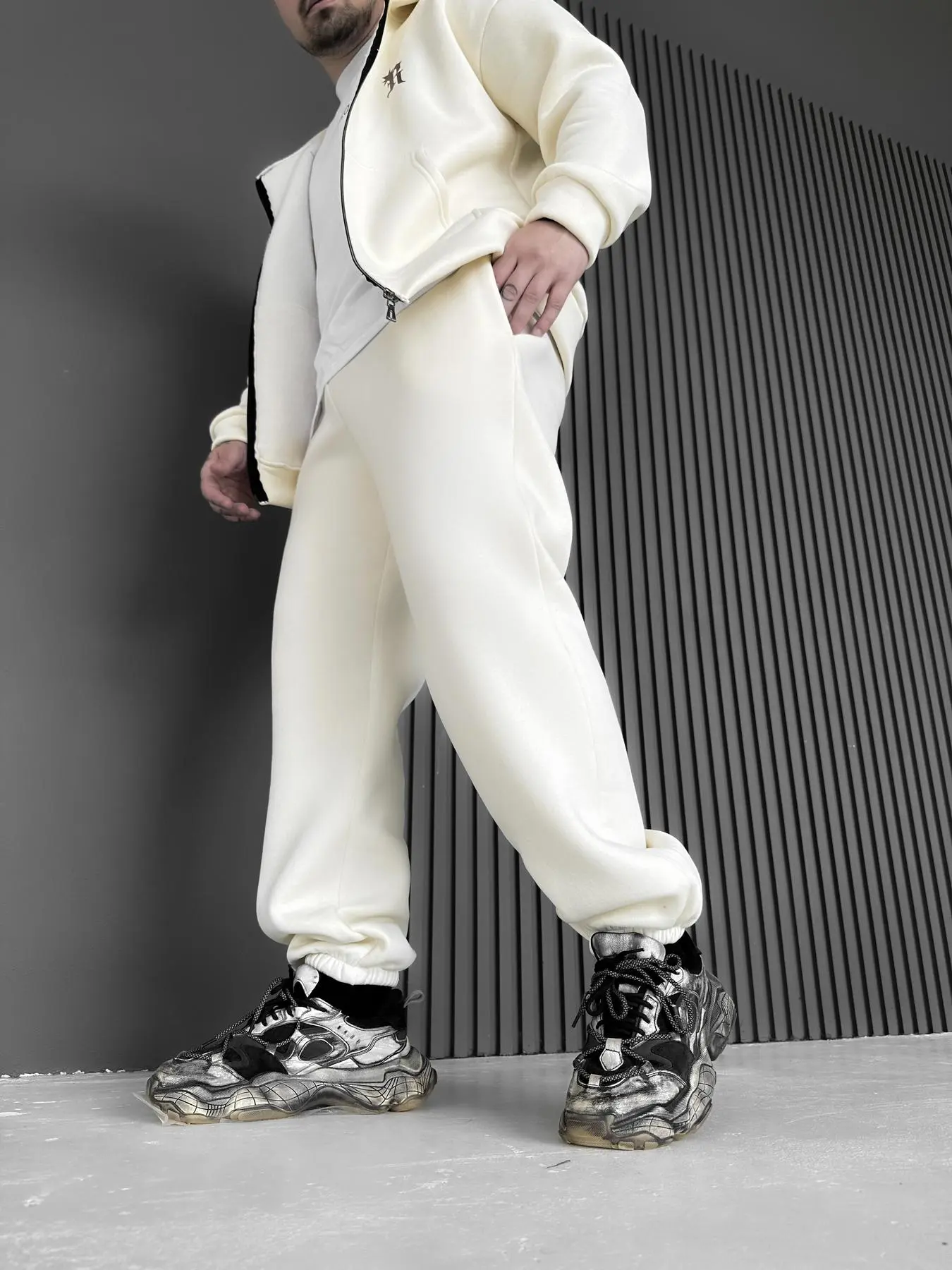 Fleece Pants Milk