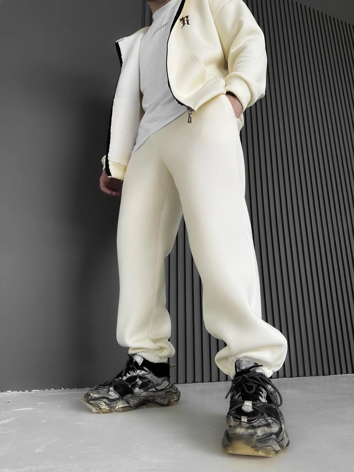 Fleece Pants Milk