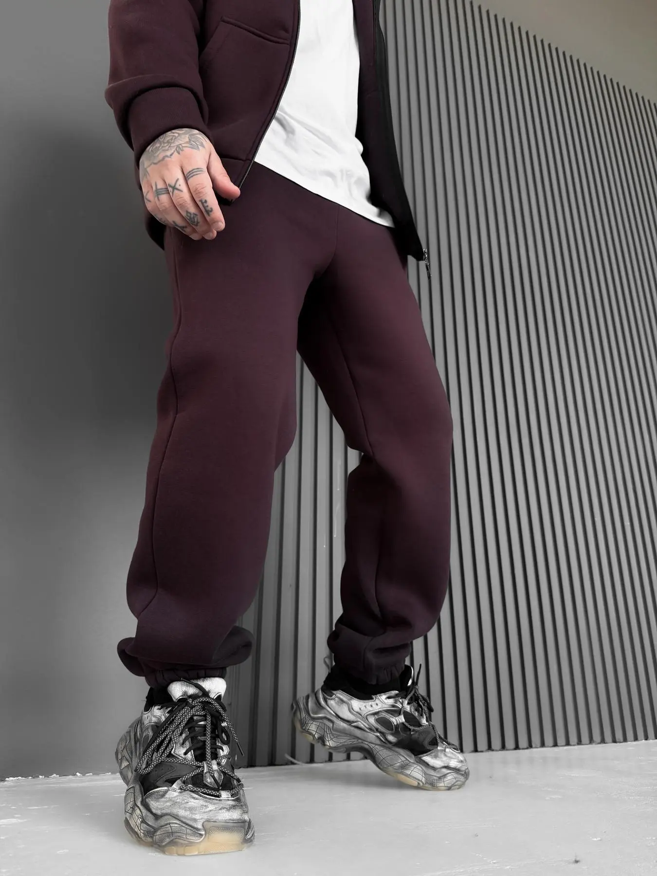 Fleece pants chocolate