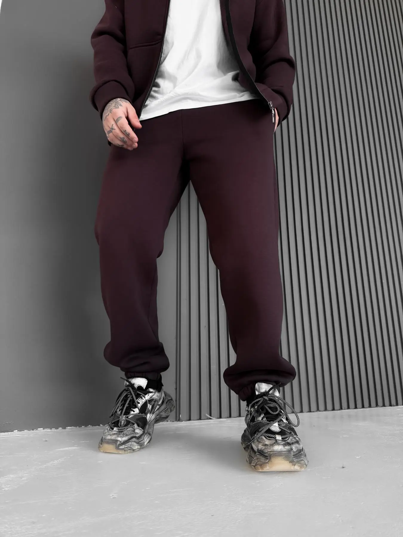 Fleece pants chocolate