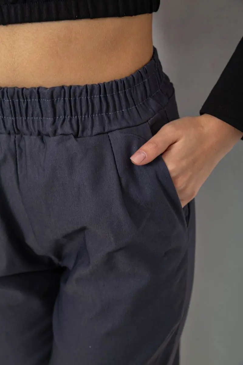 Штани жіночі утеплені -1, колір сірий, 157R327