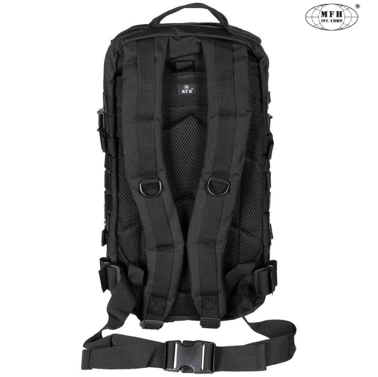 Tactical Backpack MFH Backpack US Assault I Basic 30L Black