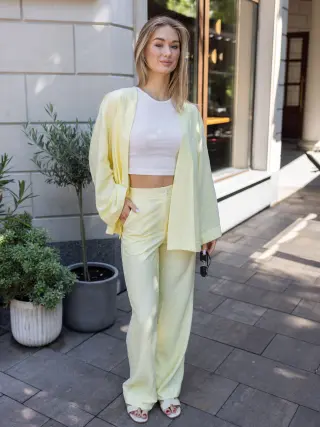 Palazzo Pants Tuscany Lemon