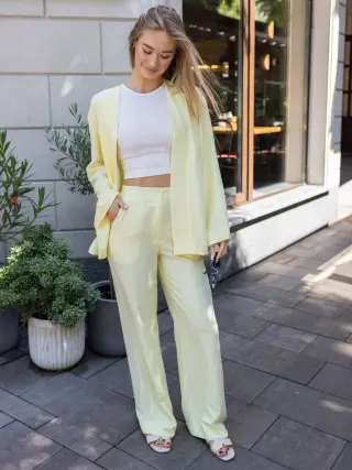 Palazzo Pants Tuscany Lemon