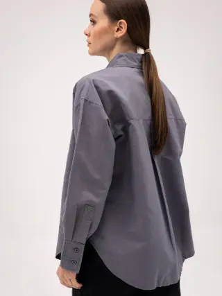 Oversized Shirt Mia Grey