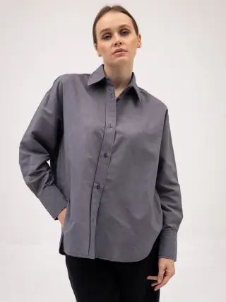 Oversized Shirt Mia Grey