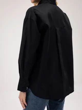Oversized Black Shirt Mia