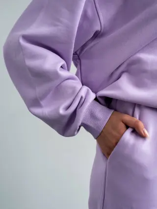 Спортивний костюм з тринитки жіночий ZIPPER REVER ліловий