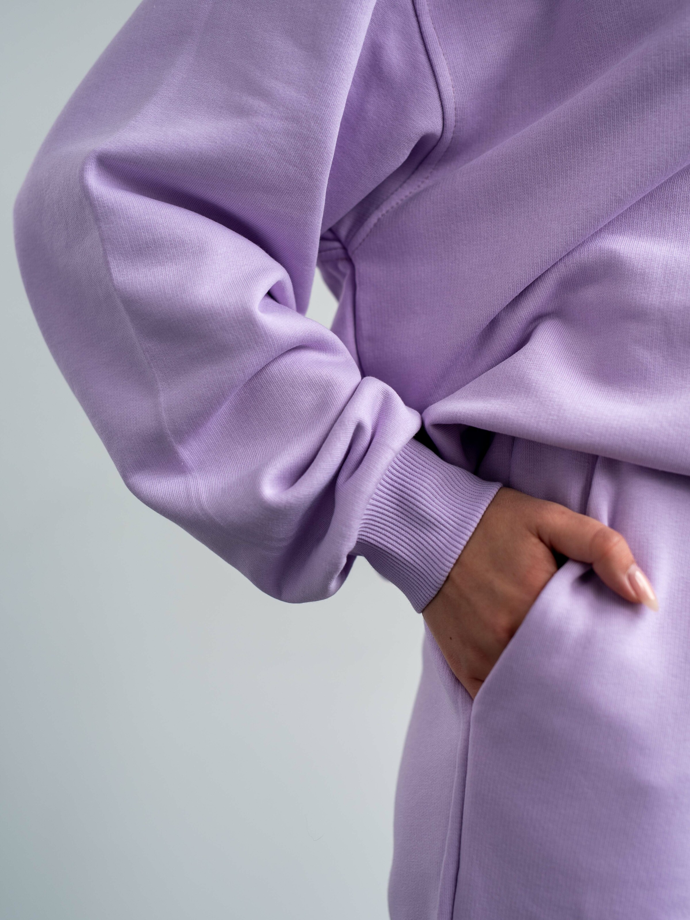 Спортивный костюм из трикотажа женский ZIPPER REVER сиреневый