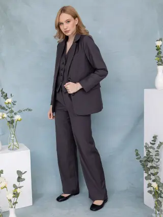 Naomi Grey Palazzo Pants