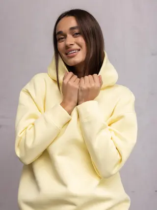 Greta Hoodie Insulated Lemon