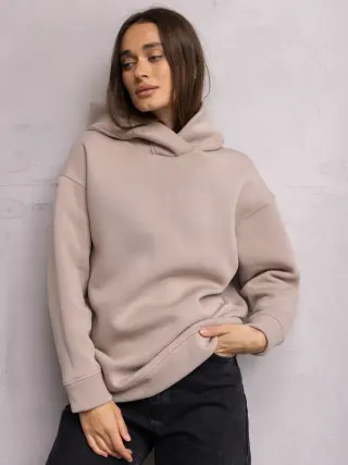 Greta Insulated Hoodie Latte