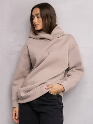 Greta Insulated Hoodie Latte