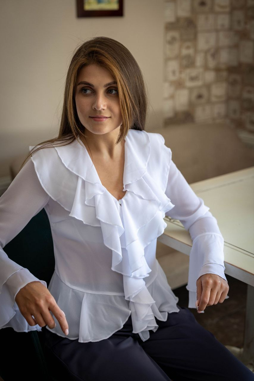 Блуза Мальва біла