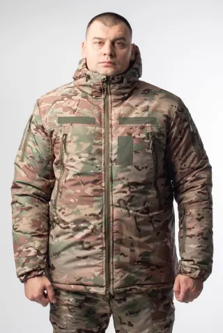 Куртка Зимова Nord Storm Military Мультикам БАТАЛИ