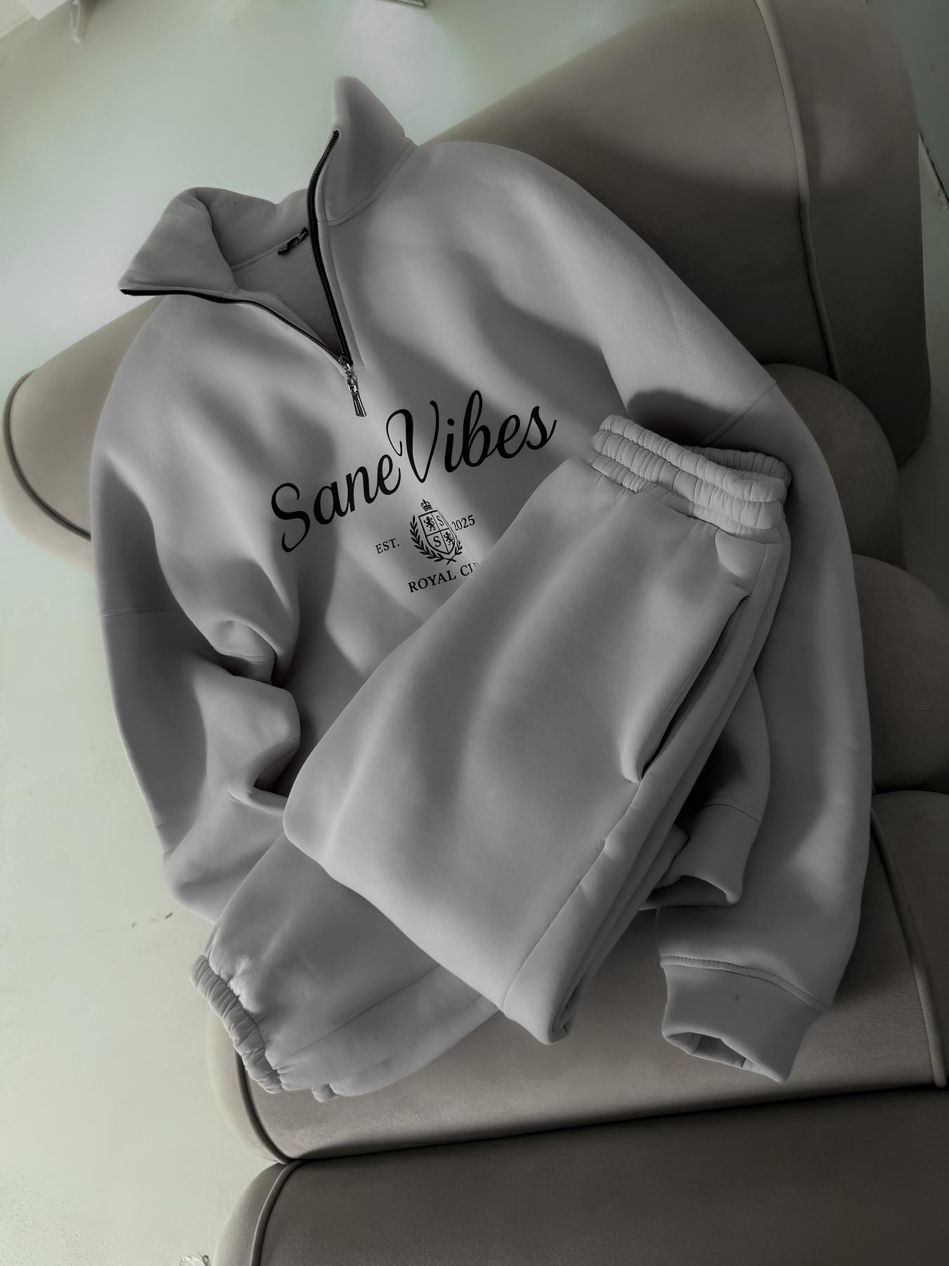 Костюм vibes серый