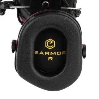 Активна гарнітура Earmor M32 Mod, Рожевий, З наголів'єм, 22, Single
